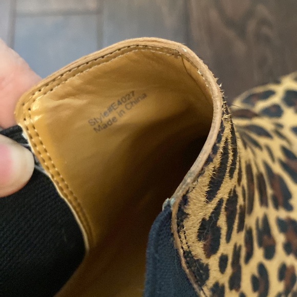 J Crew Leopard Ankle Boots - Picture 2 of 4